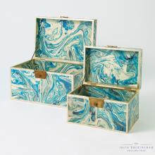  JB8.80005 - Treasure Trunk-Peacock Blue-Sm